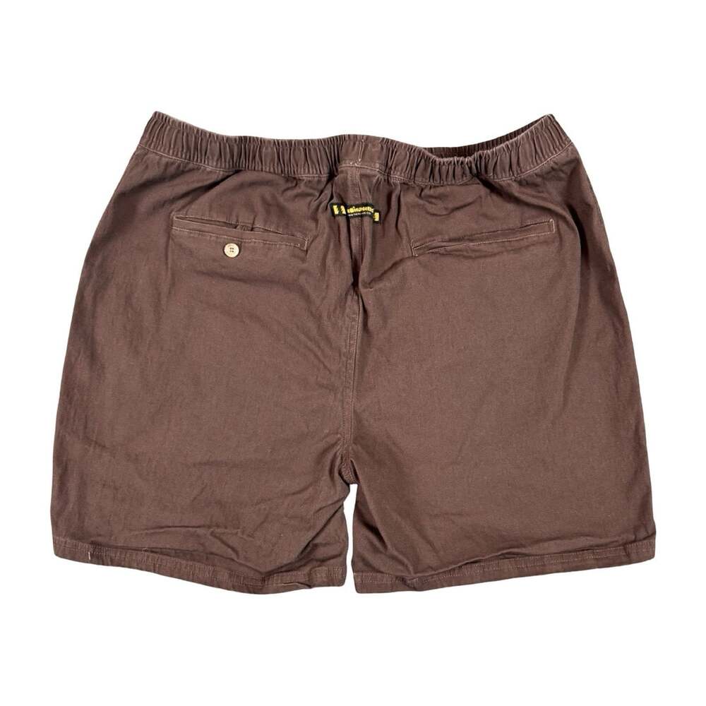 The Hundreds Men’s Streetwear Y2K Brown Cotton Twill Shorts Drawstring Size XL - Picture 2 of 9